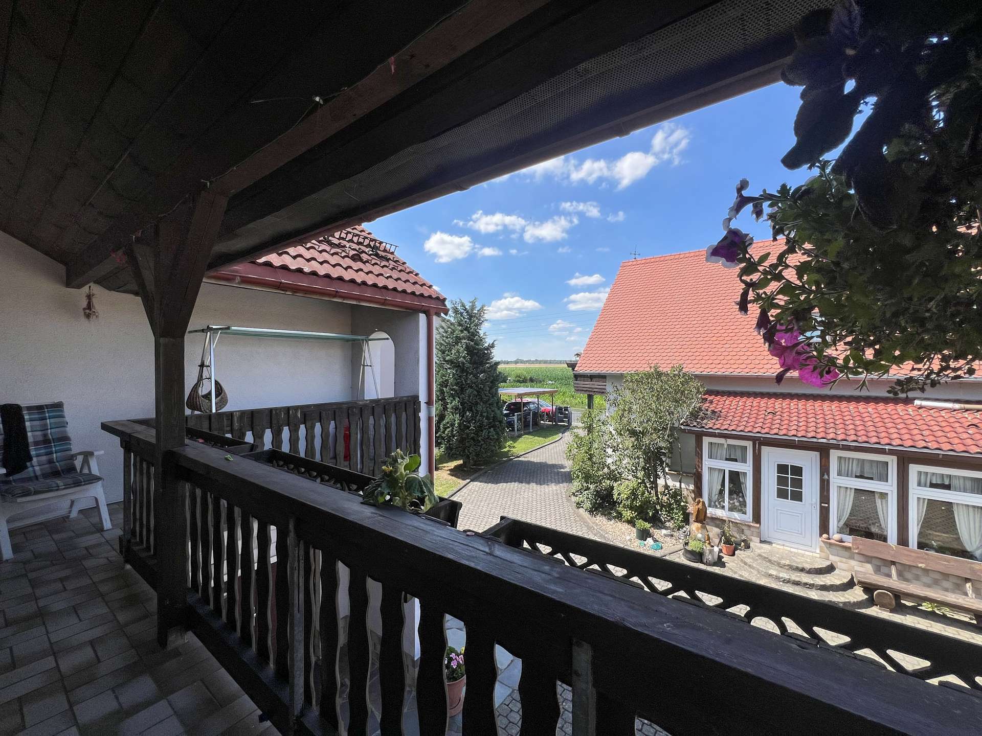 Großzügiger Balkon