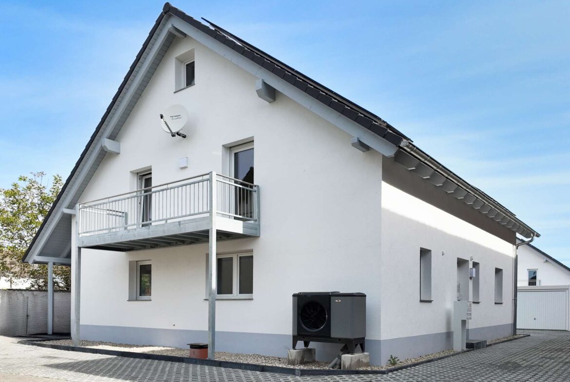 Seitenansicht - Musterhaus