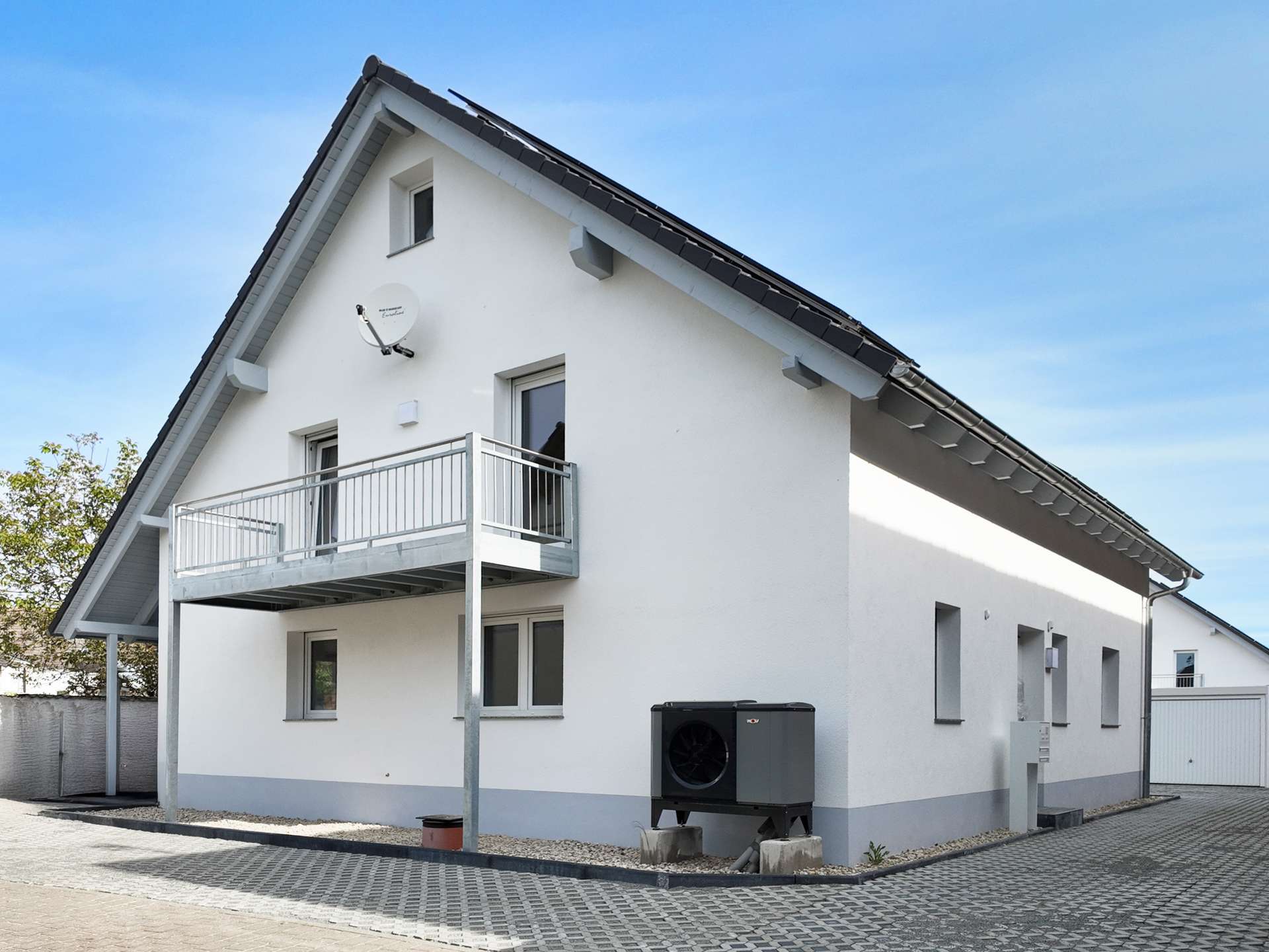 Seitenansicht - Musterhaus