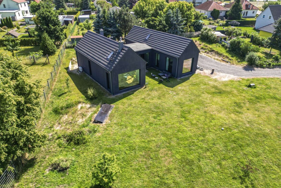 Draufsicht auf das Haus