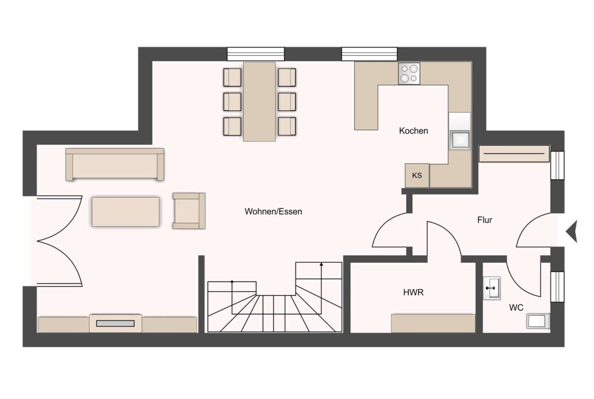 Grundriss - Erdgeschoss