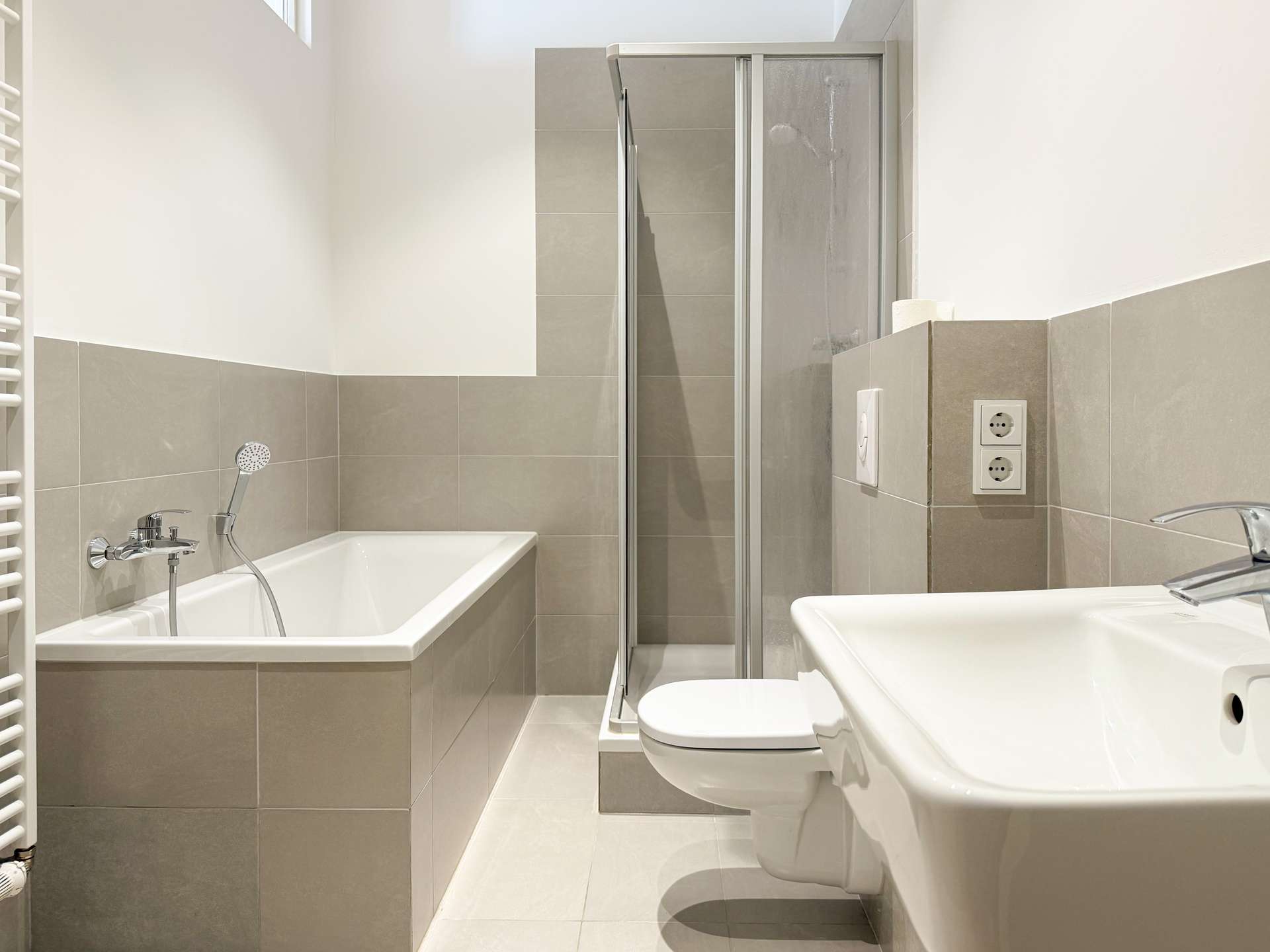 saniertes Badezimmer