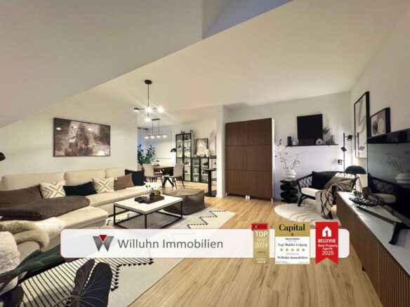 Gemütliches Wohnzimmer (unmöbliert)