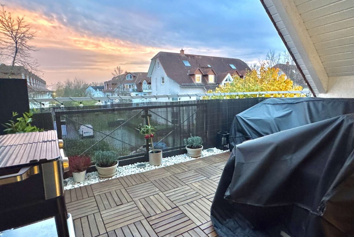 Großzügiger Balkon