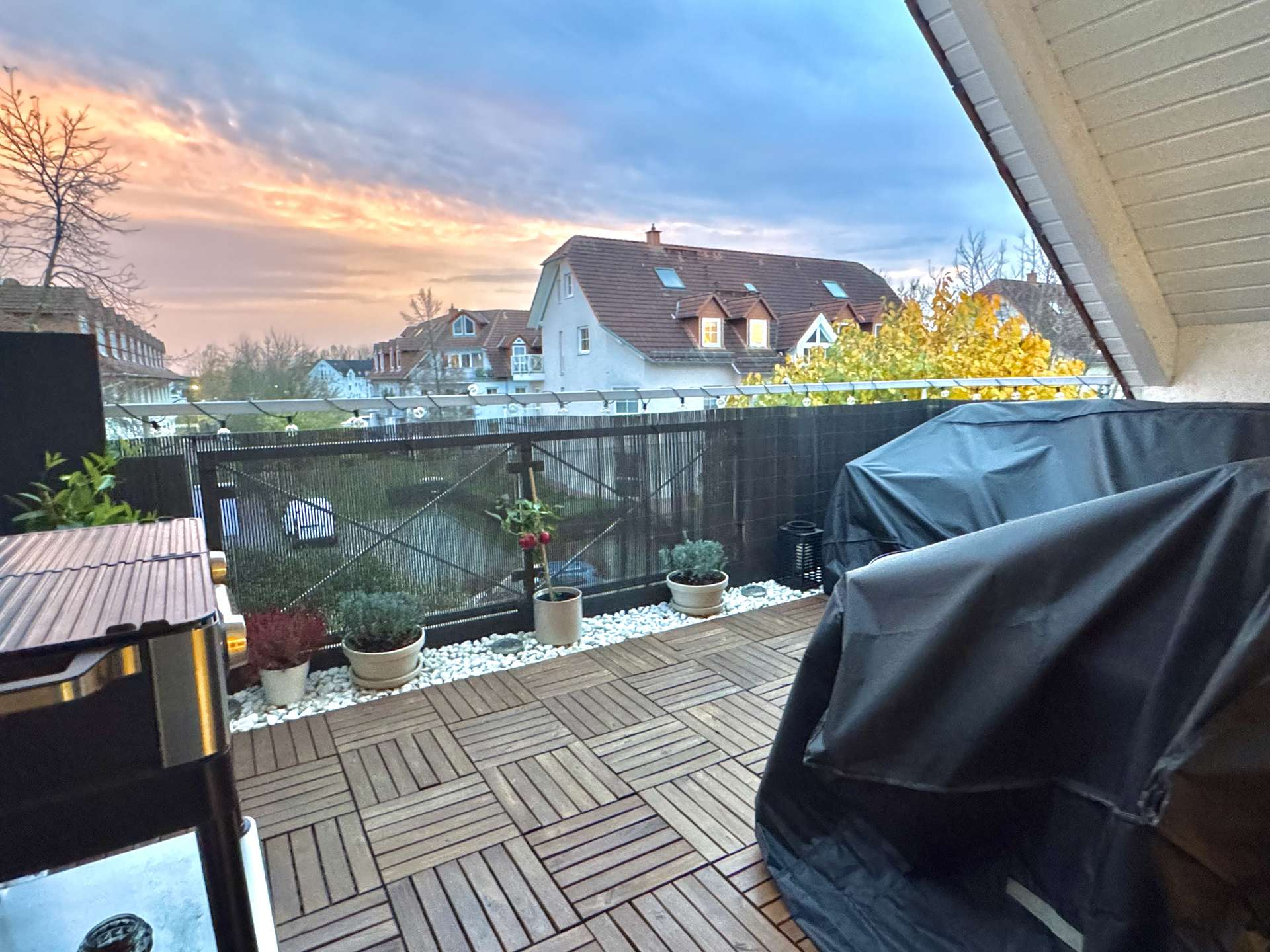 Großzügiger Balkon