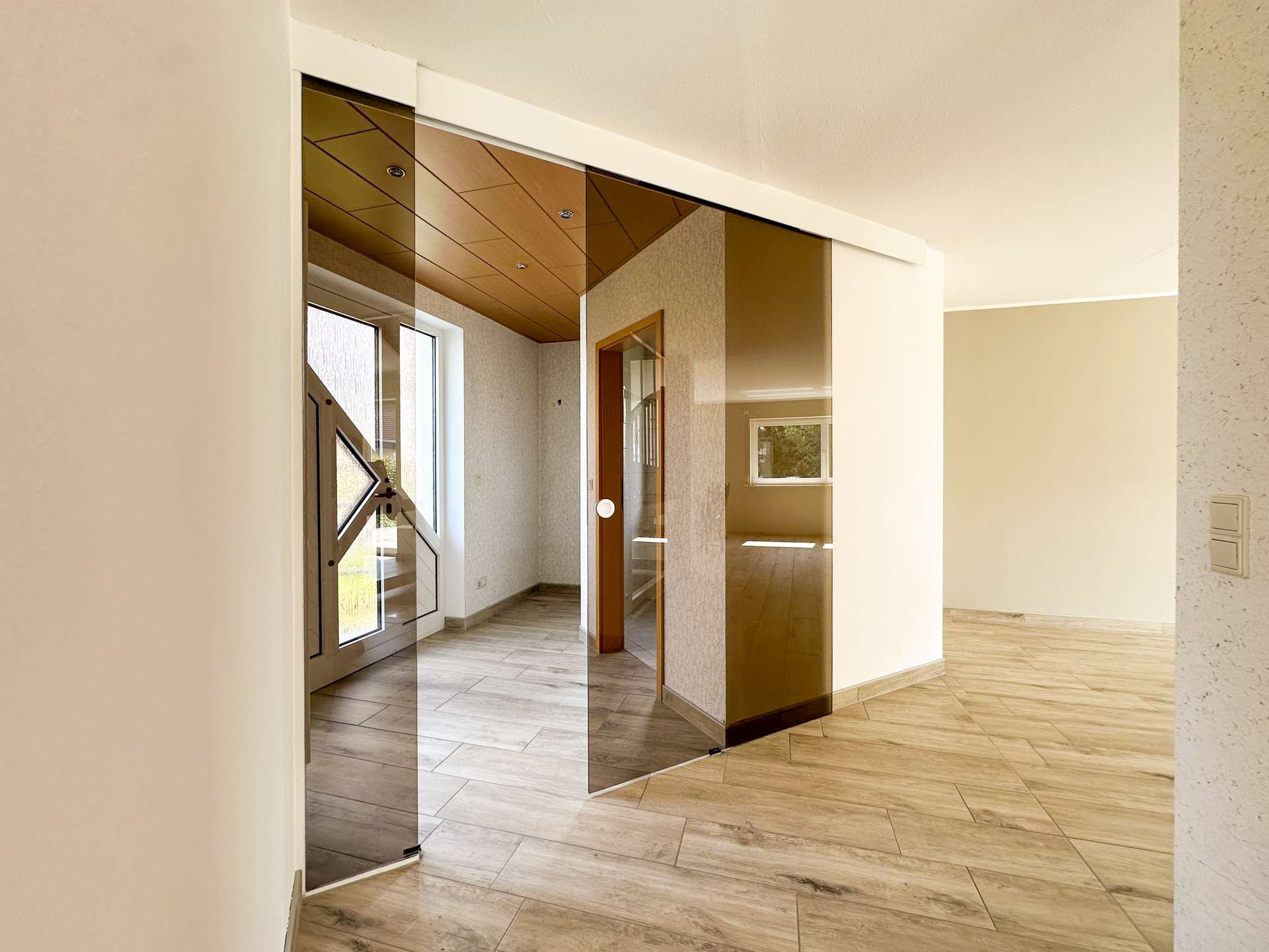 Edle Glasschiebetür