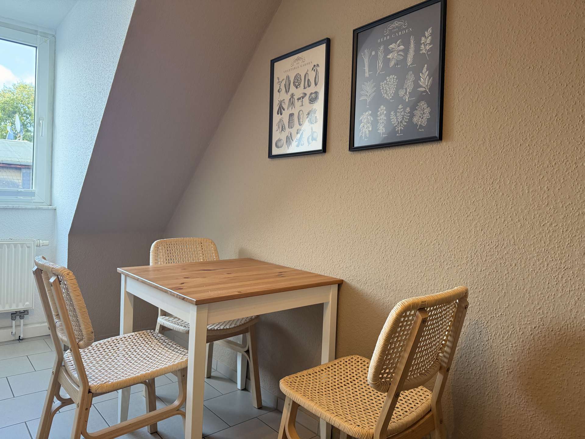 Essbereich in der Küche