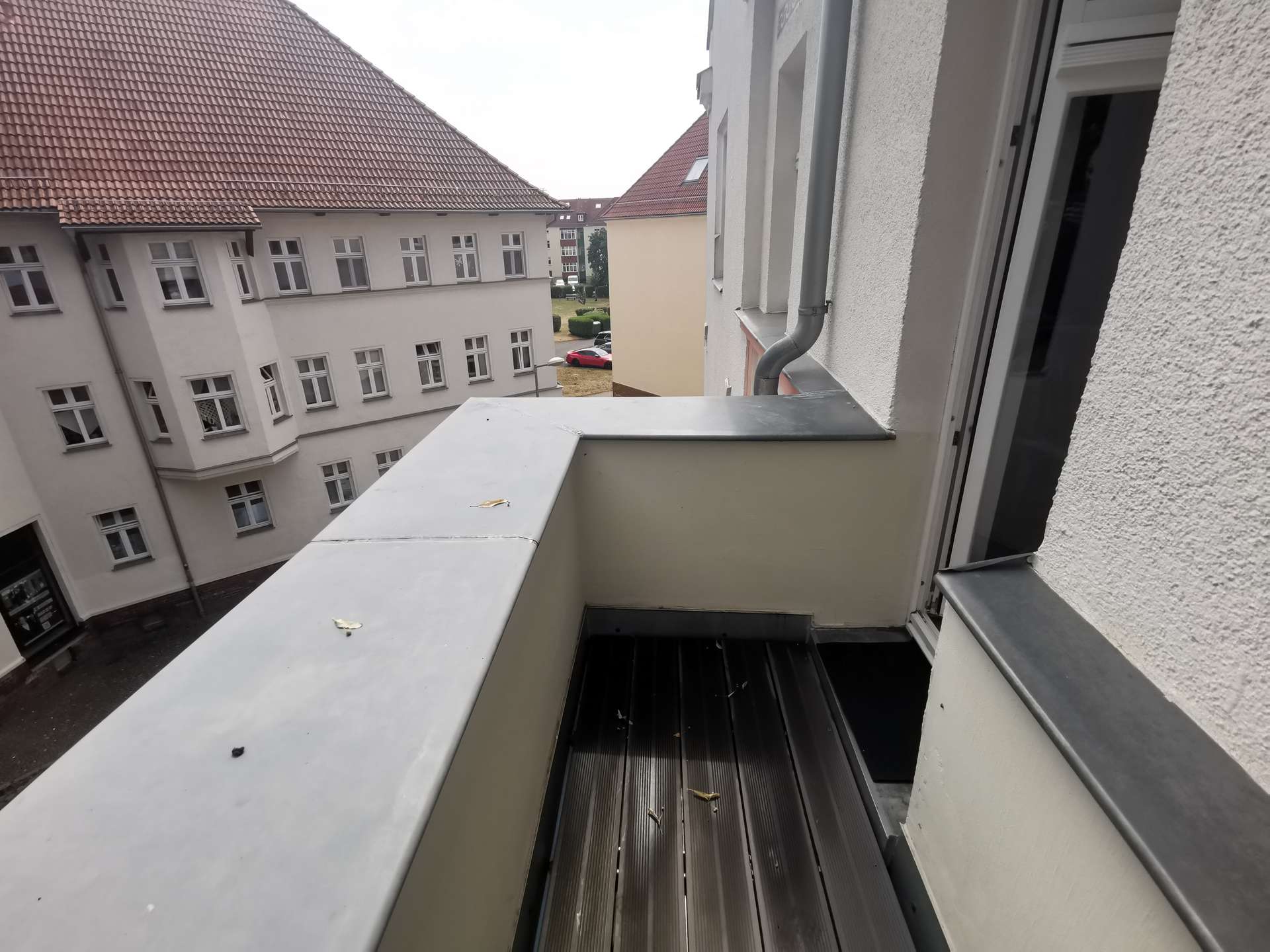 Balkon mit grünem Blick
