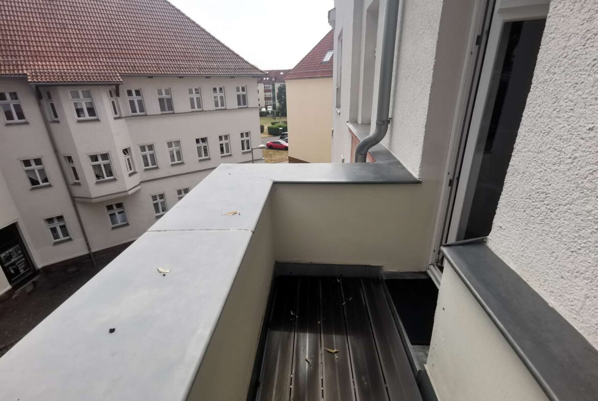 Balkon mit grünem Blick
