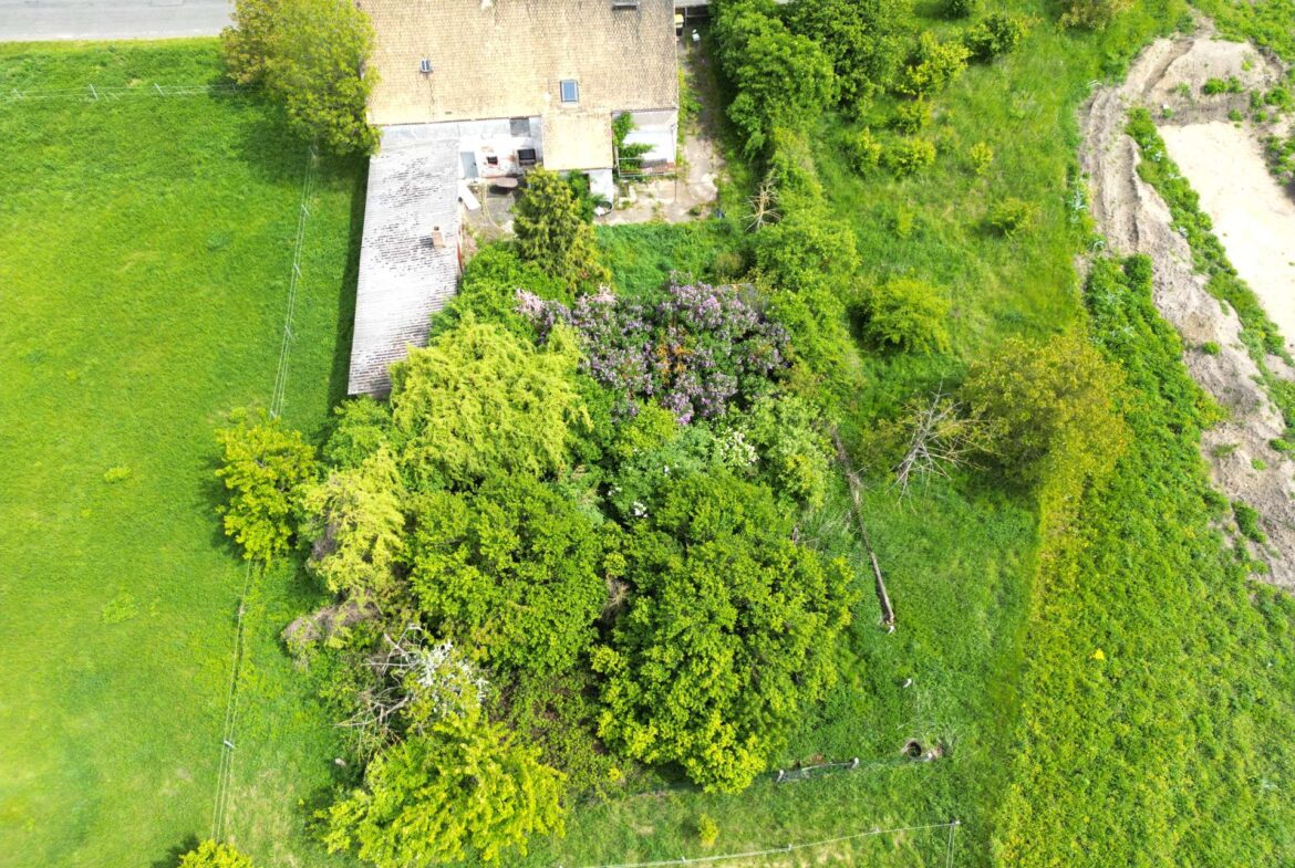 Baugrundstück von oben