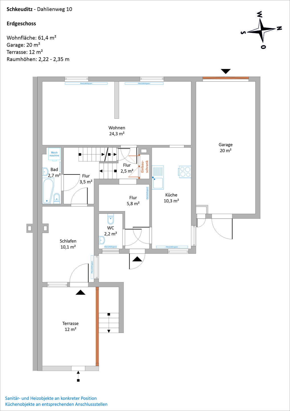 Grundriss Erdgeschoss