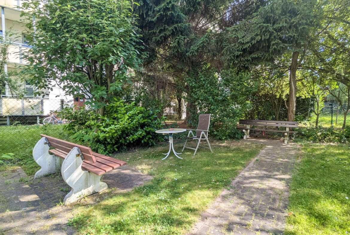 Ruheoase hinter dem Haus