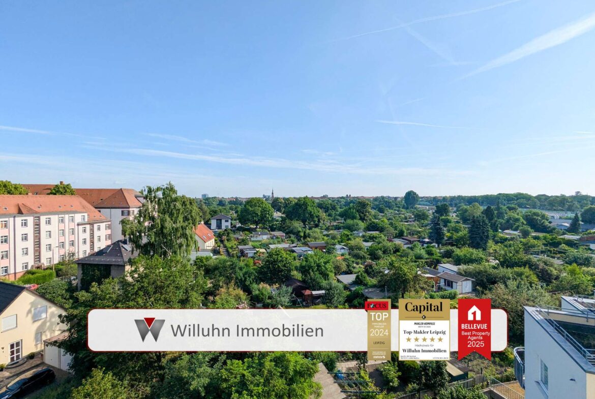 Weitblick vom Balkon