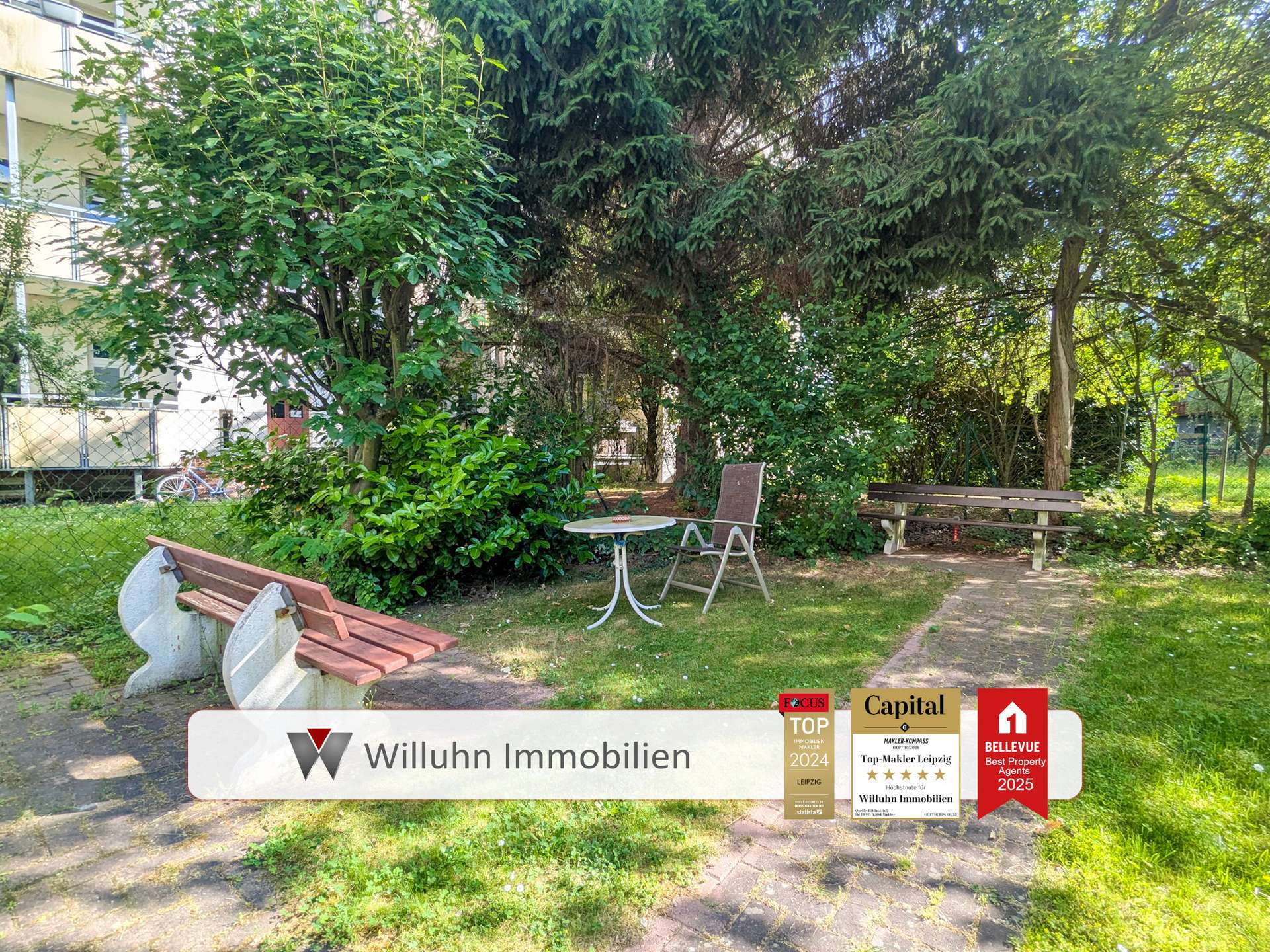 Ruheoase hinter dem Haus