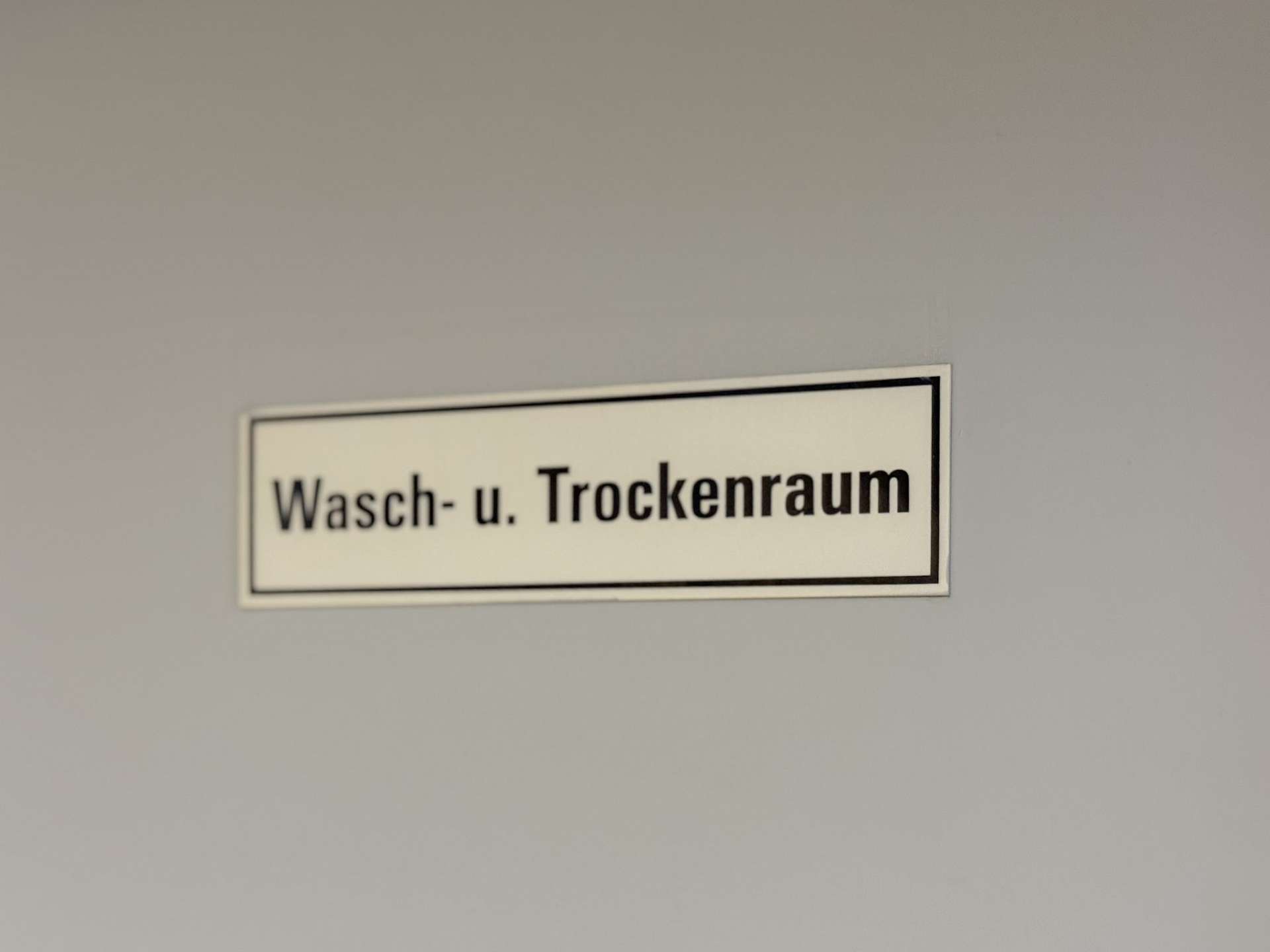 Wasch- und Trockenraum