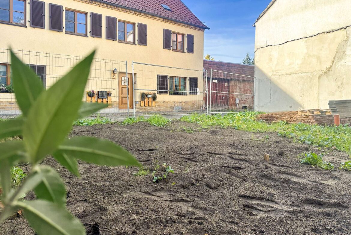 Baugrundstück im Wohnviertel