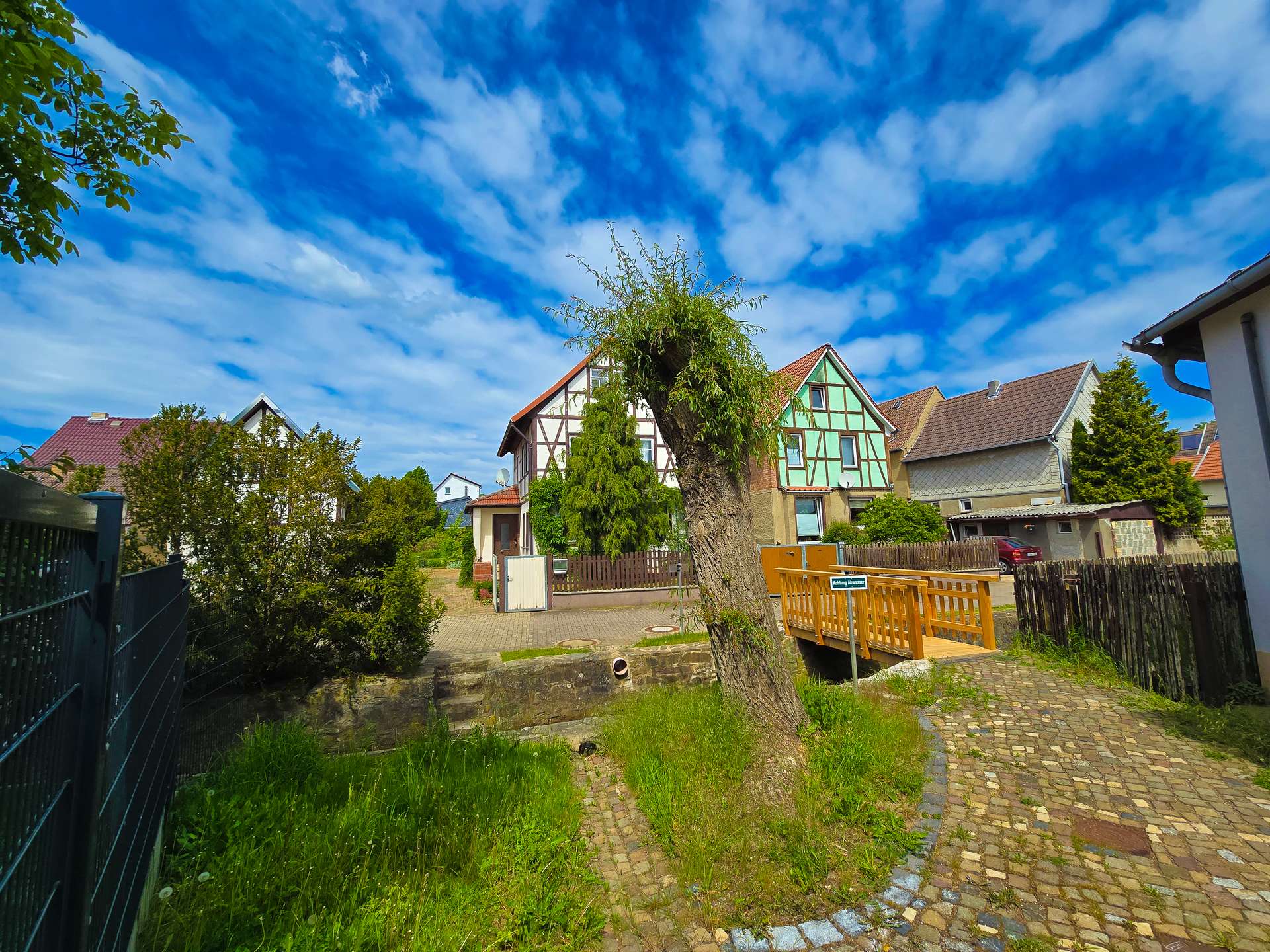 Blick von Gegenüber