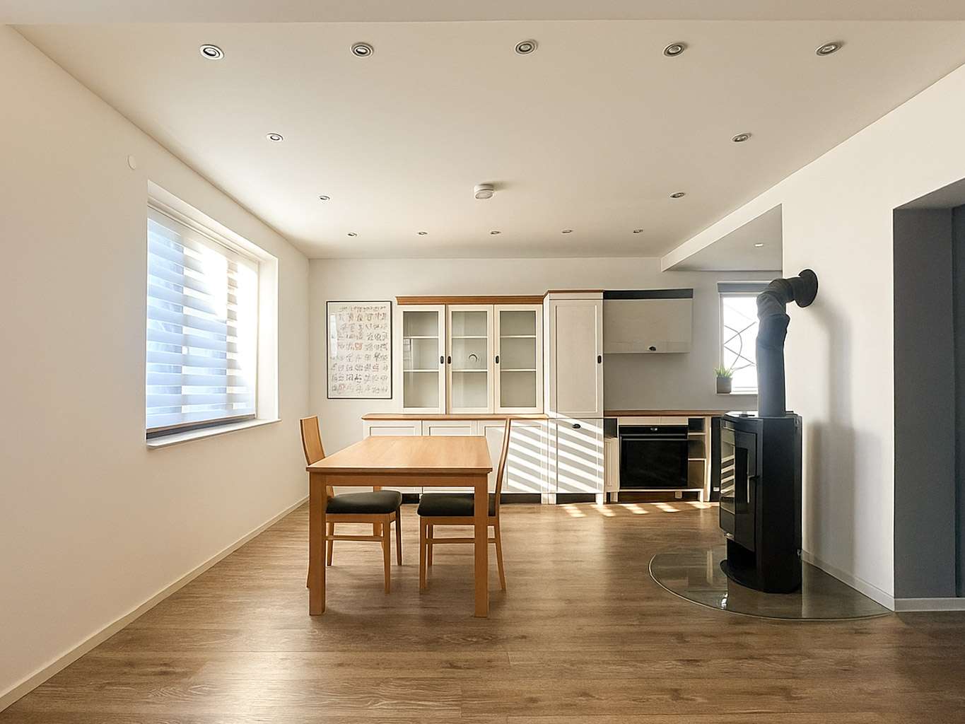 Heller Wohnraum-digital leer