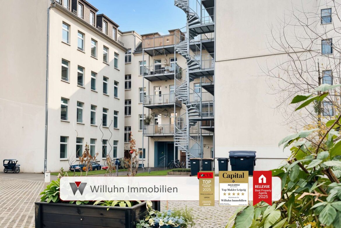 Schöne Balkonansicht