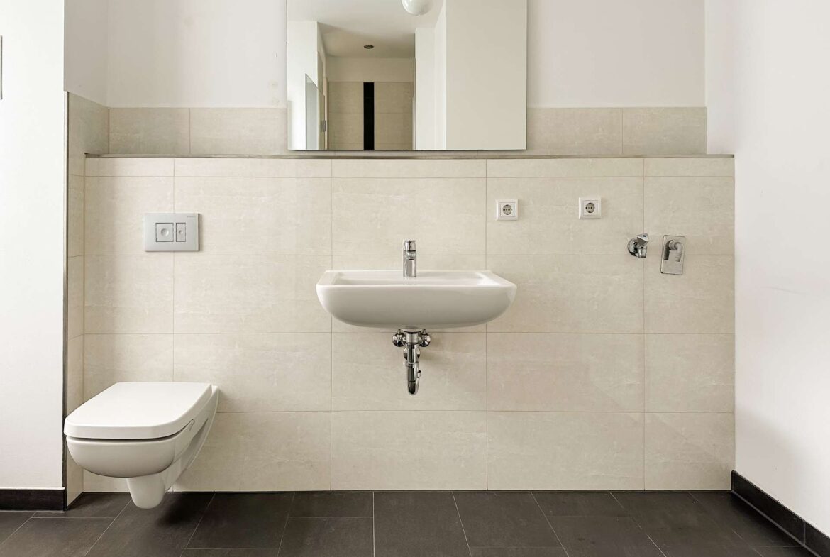 Bad mit Wachmaschinenanschluss