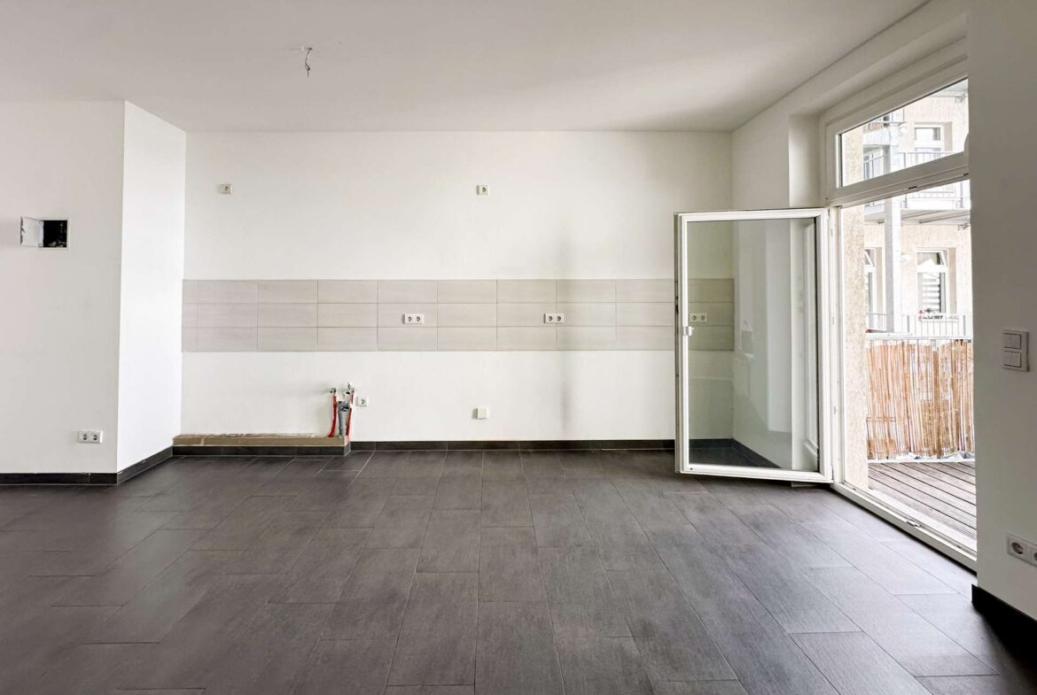 Viel Platz für die Küchenzeile