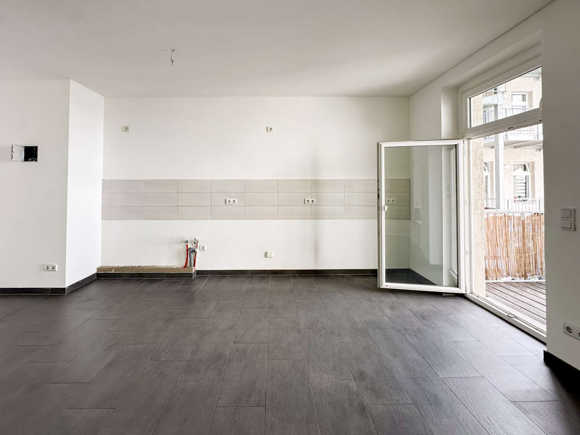 Viel Platz für die Küchenzeile