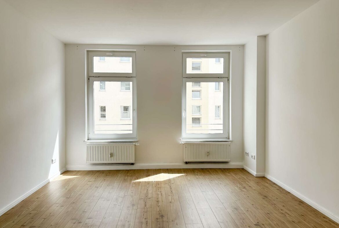 Lichtdurchfluteter Raum