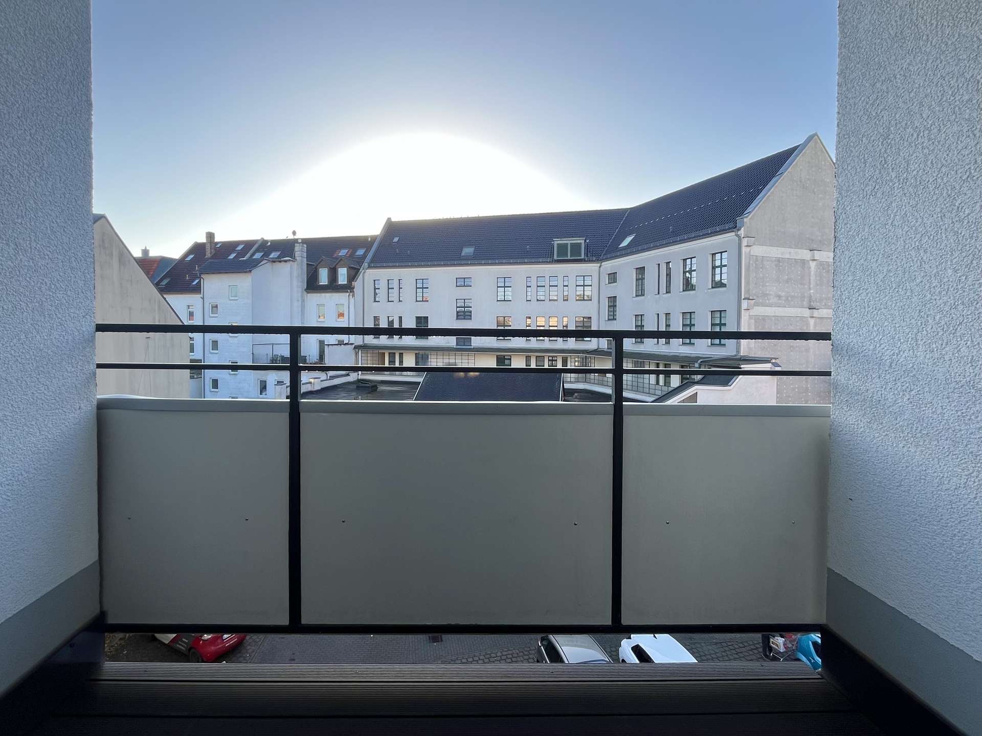 Ausblick vom Schlafzimmer