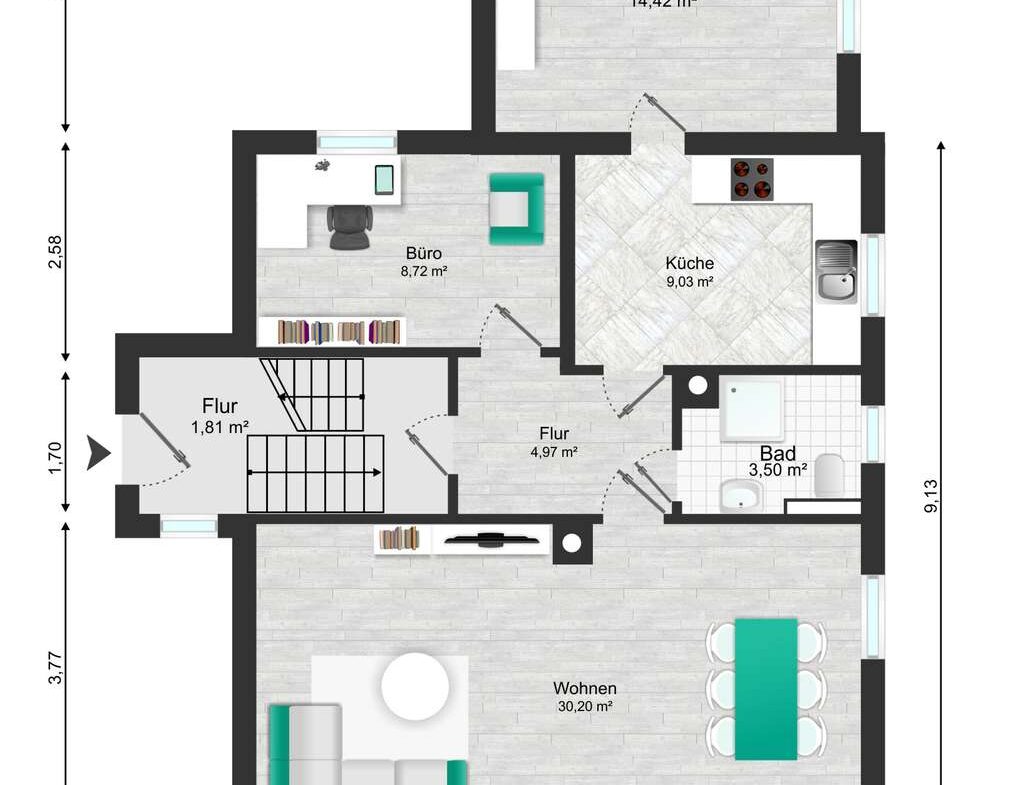 Grundriss EG Bestand