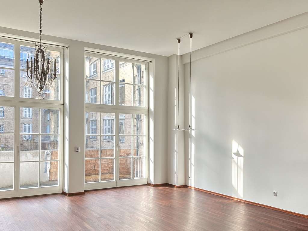 Wohnzimmer - digital leer