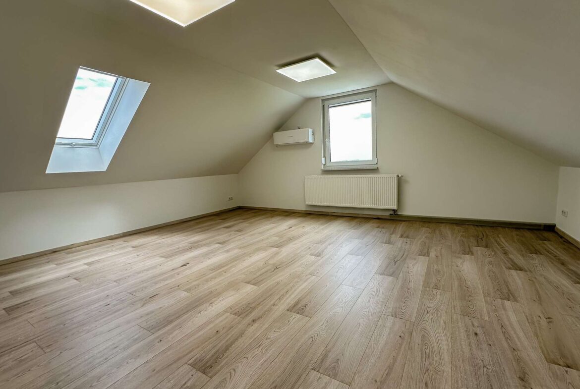 Viel Platz im augebauten Dachgeschoss