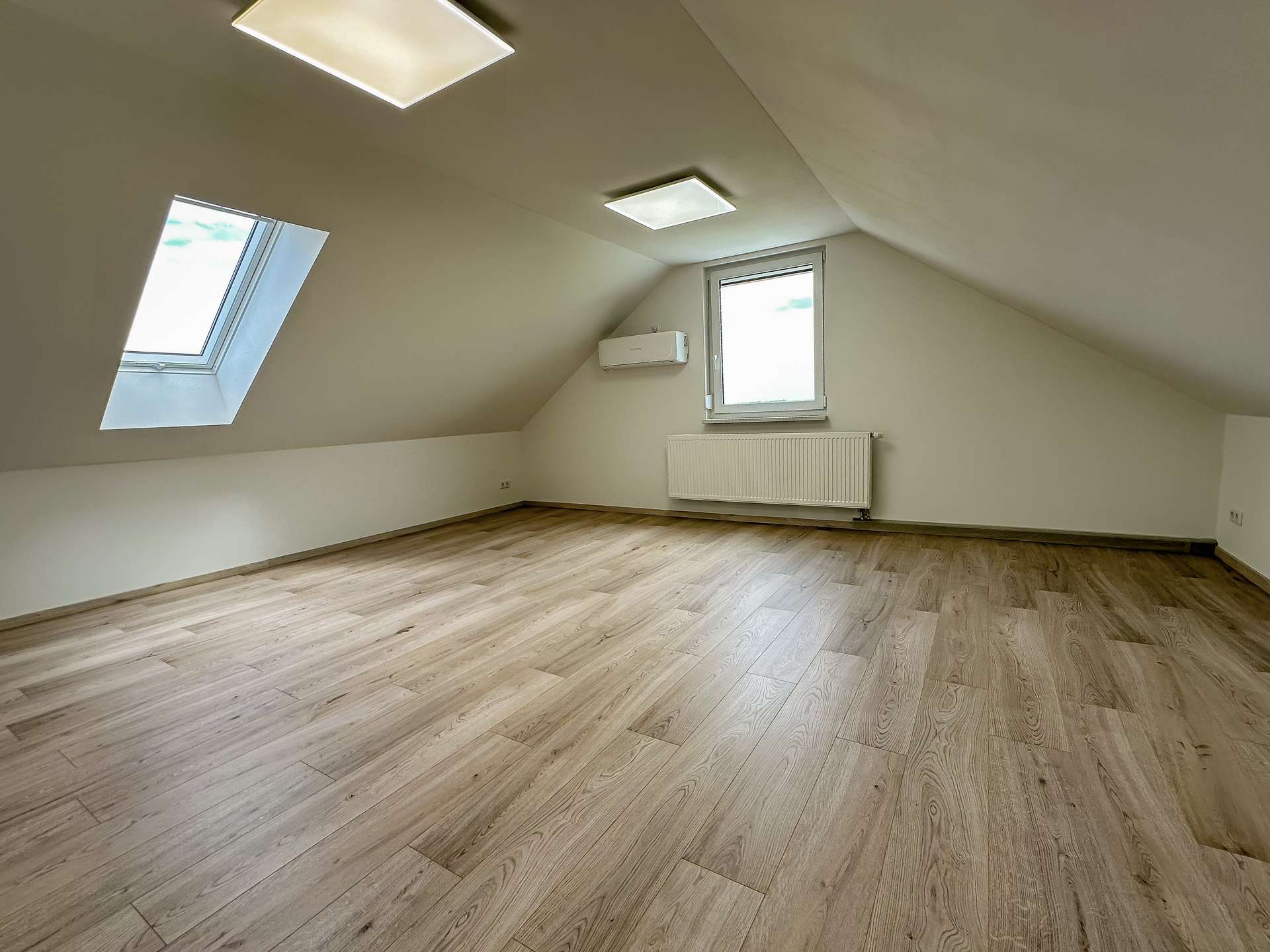 Viel Platz im augebauten Dachgeschoss