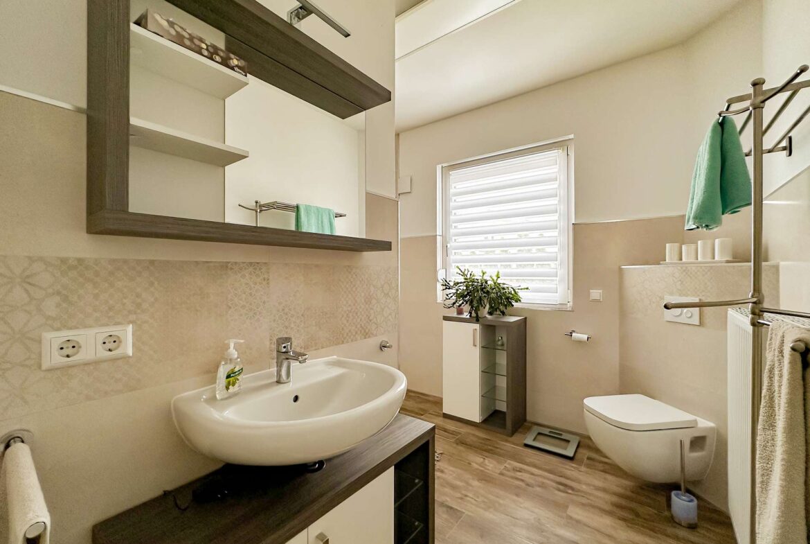 Hochwertige Sanitärausstattung