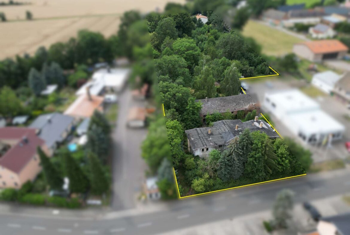 Andeutung der Grundstücksgrenzen - Kopie