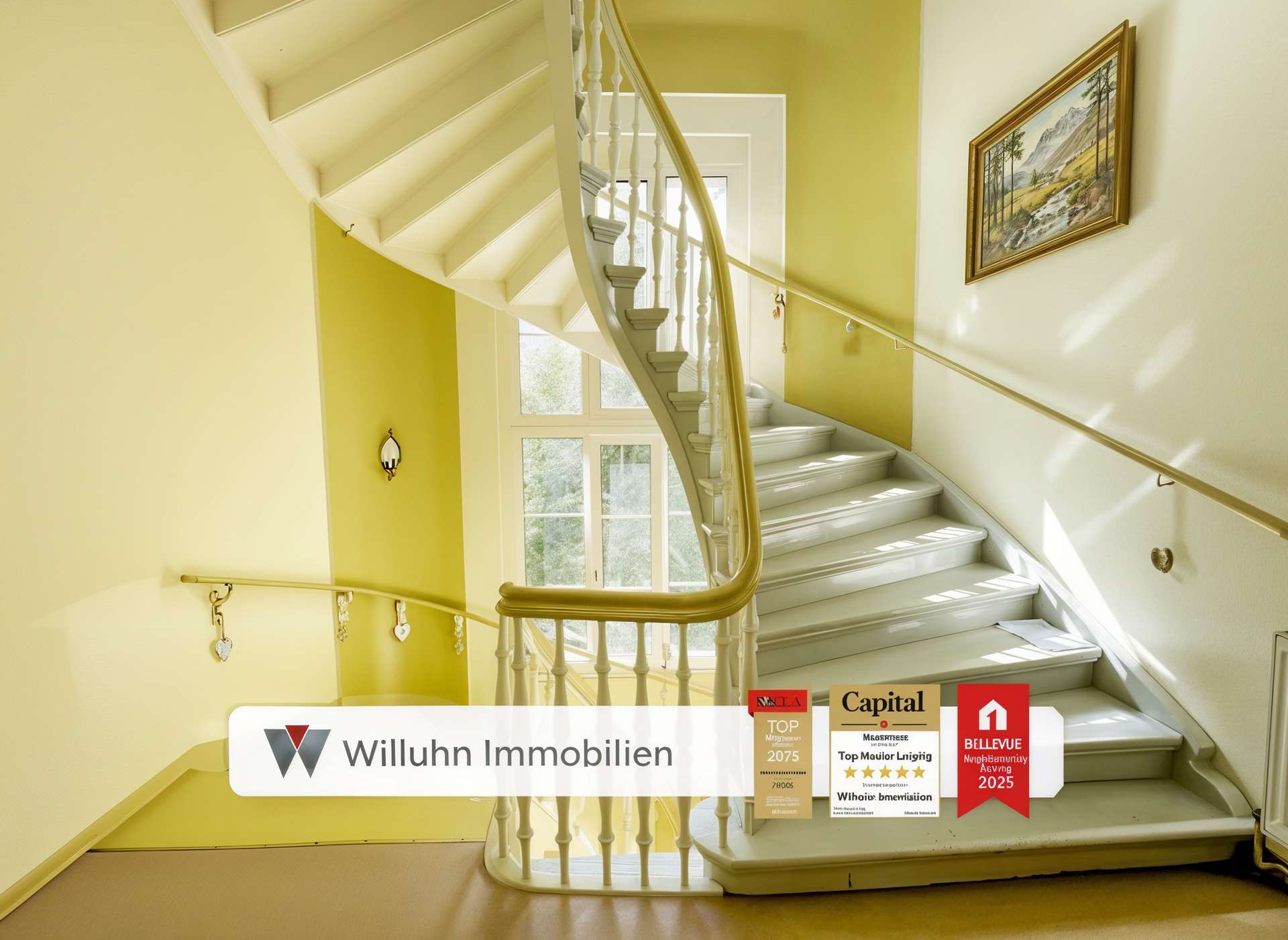 Majestätischer Aufgang