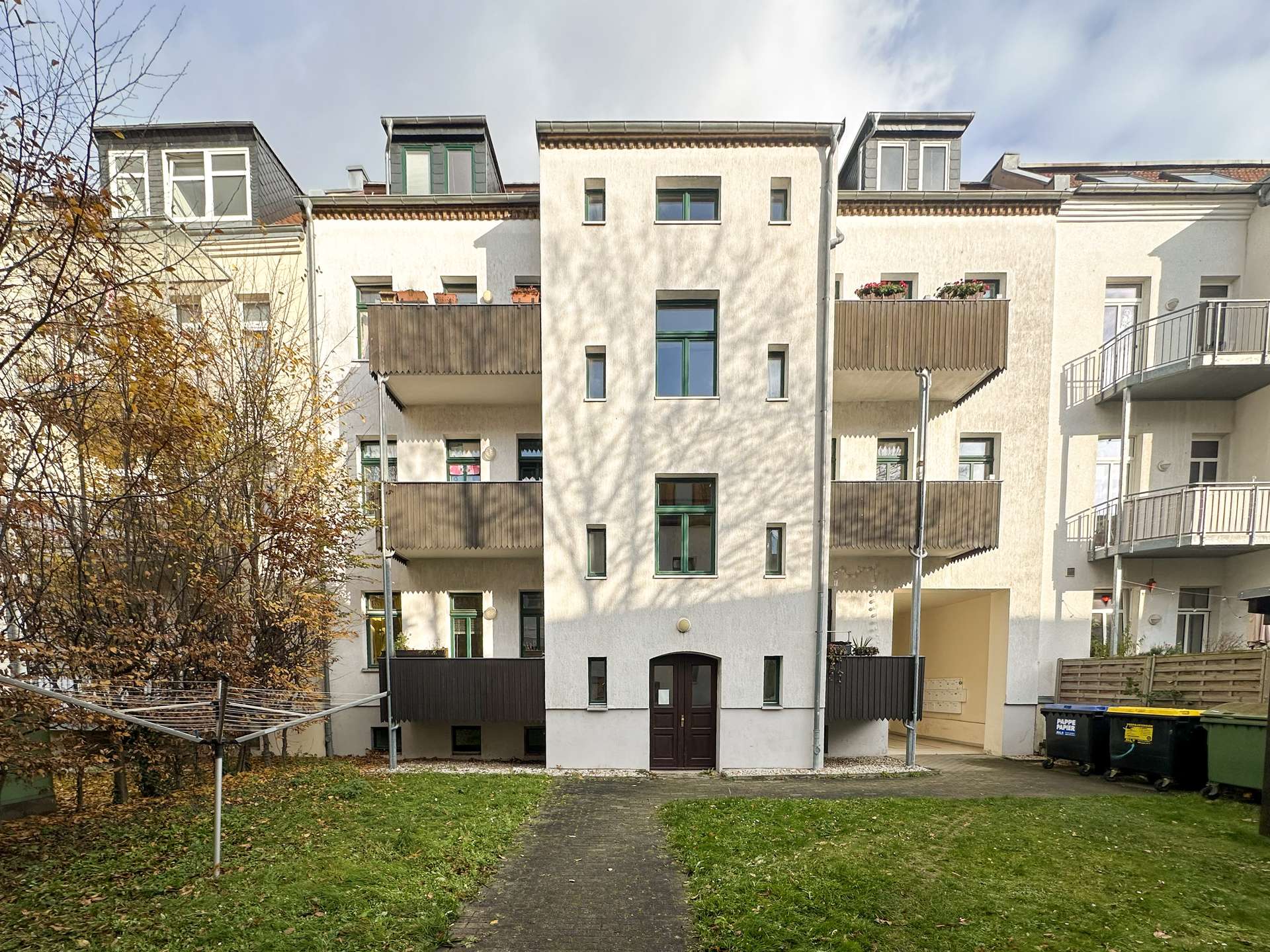 Uneinsehbare Balkone