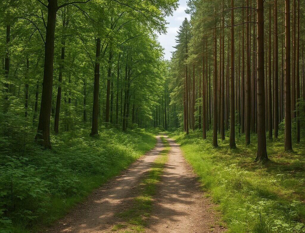 Referenzbild Waldweg