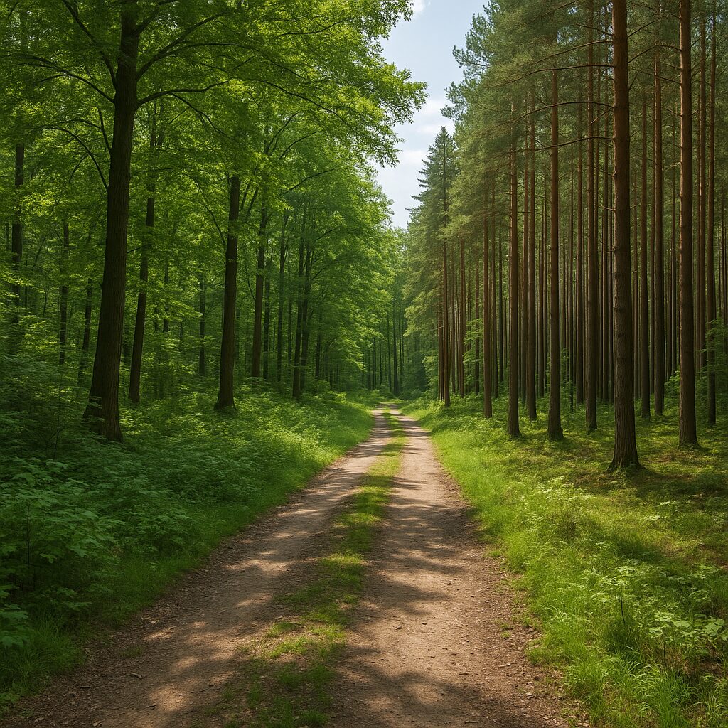 Referenzbild Waldweg