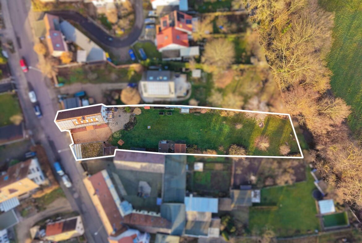 Aufsicht Grundstück