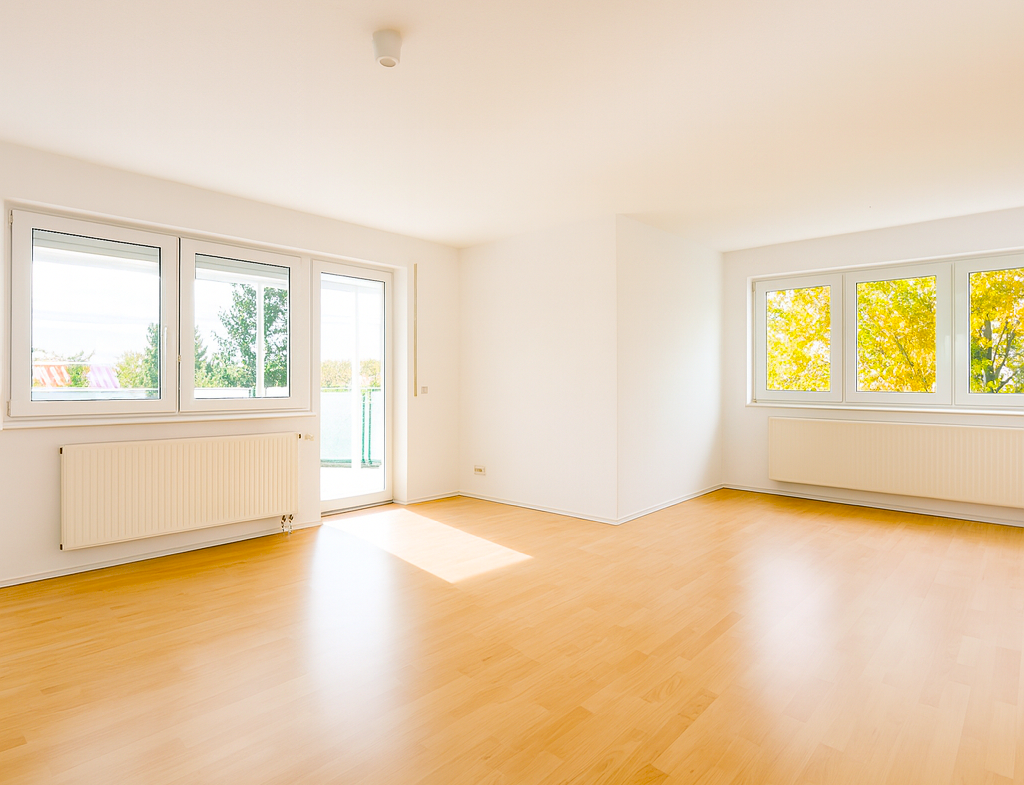 Heller Wohnbereich - Balkon