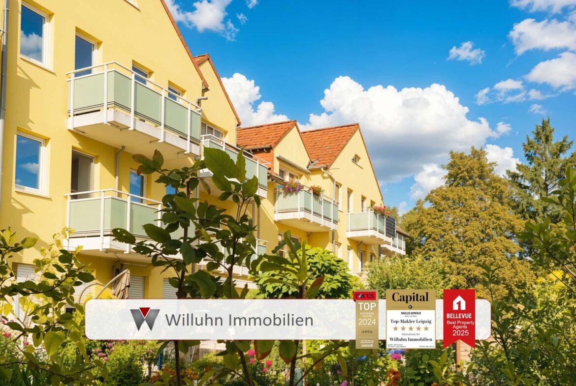 Rückansicht mit Balkon