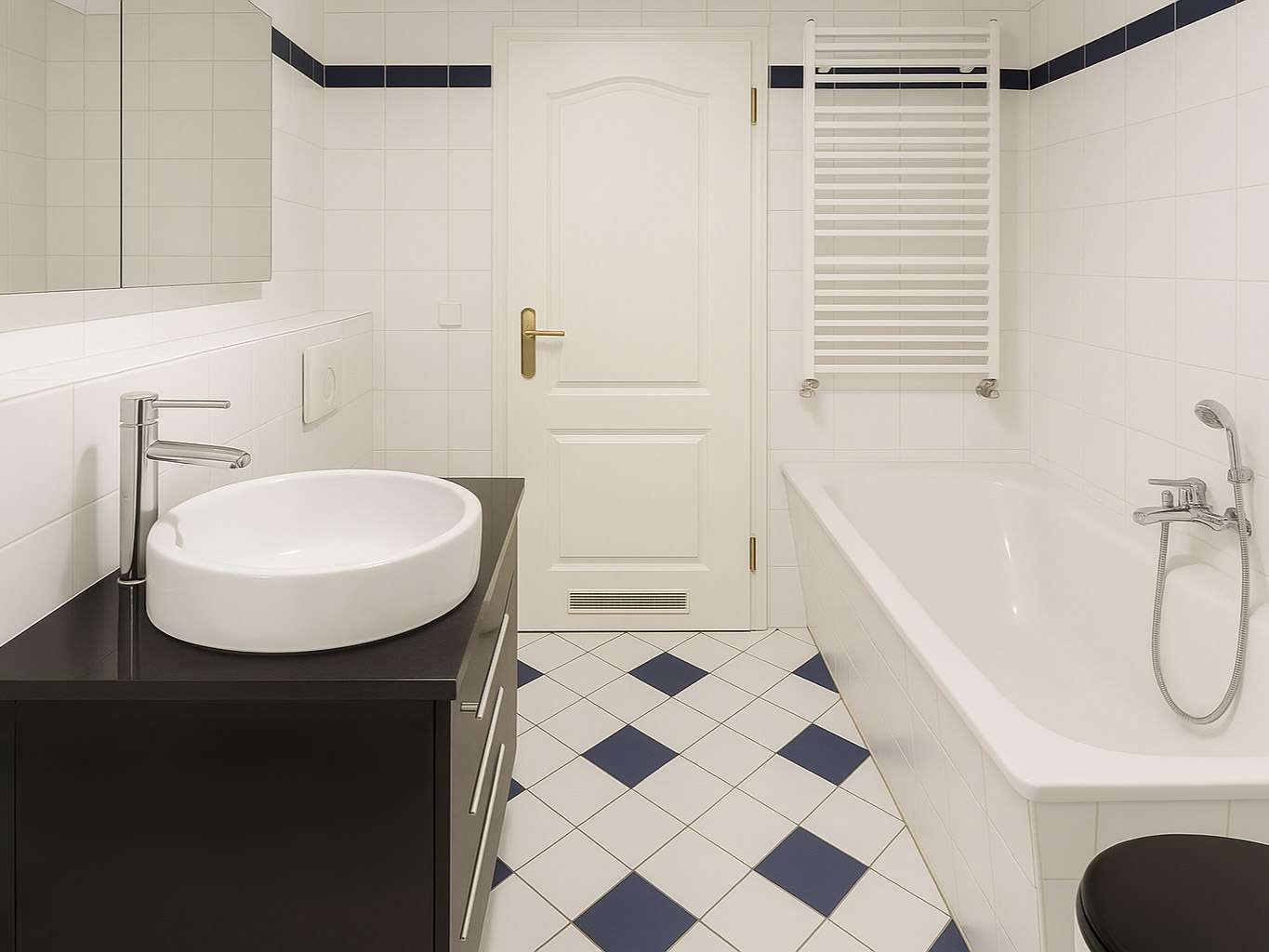 Badezimmer mit Wanne