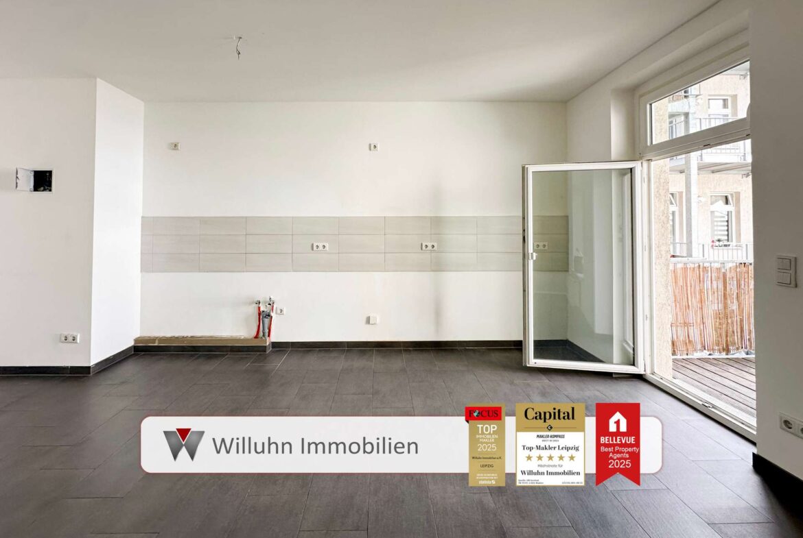 Viel Platz für die Küchenzeile