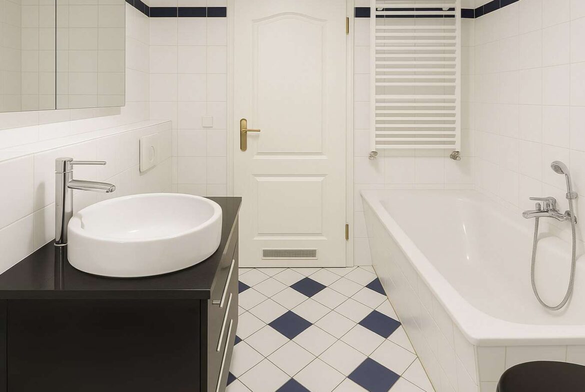 Badezimmer mit Wanne