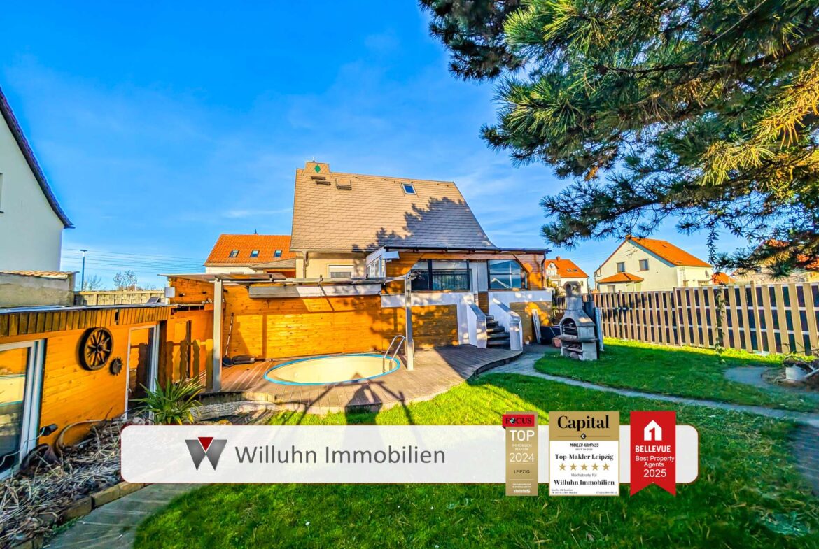 Garten hinter dem Haus