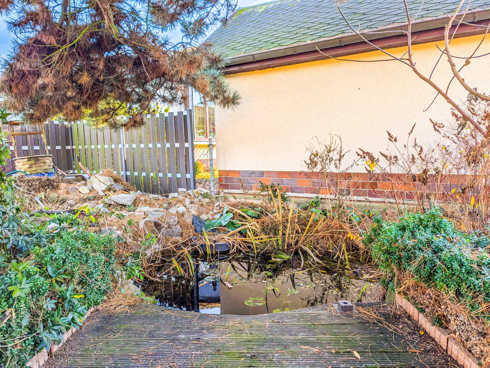 Liebevoll angelegter Teich