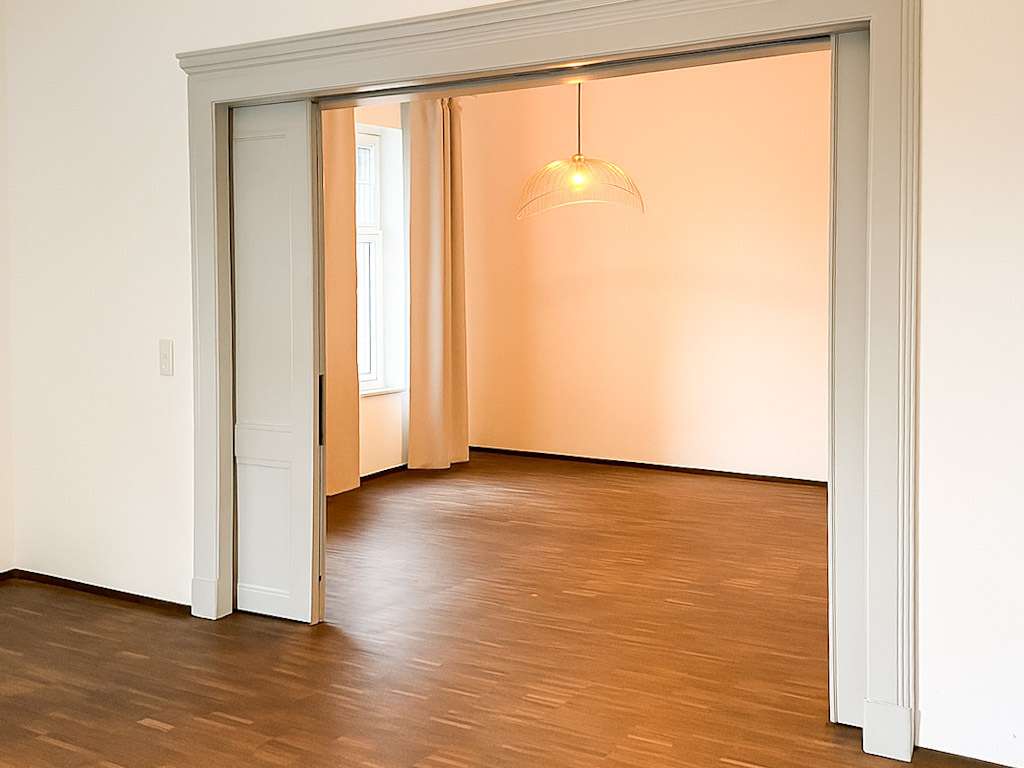 Blick ins Wohnzimmer