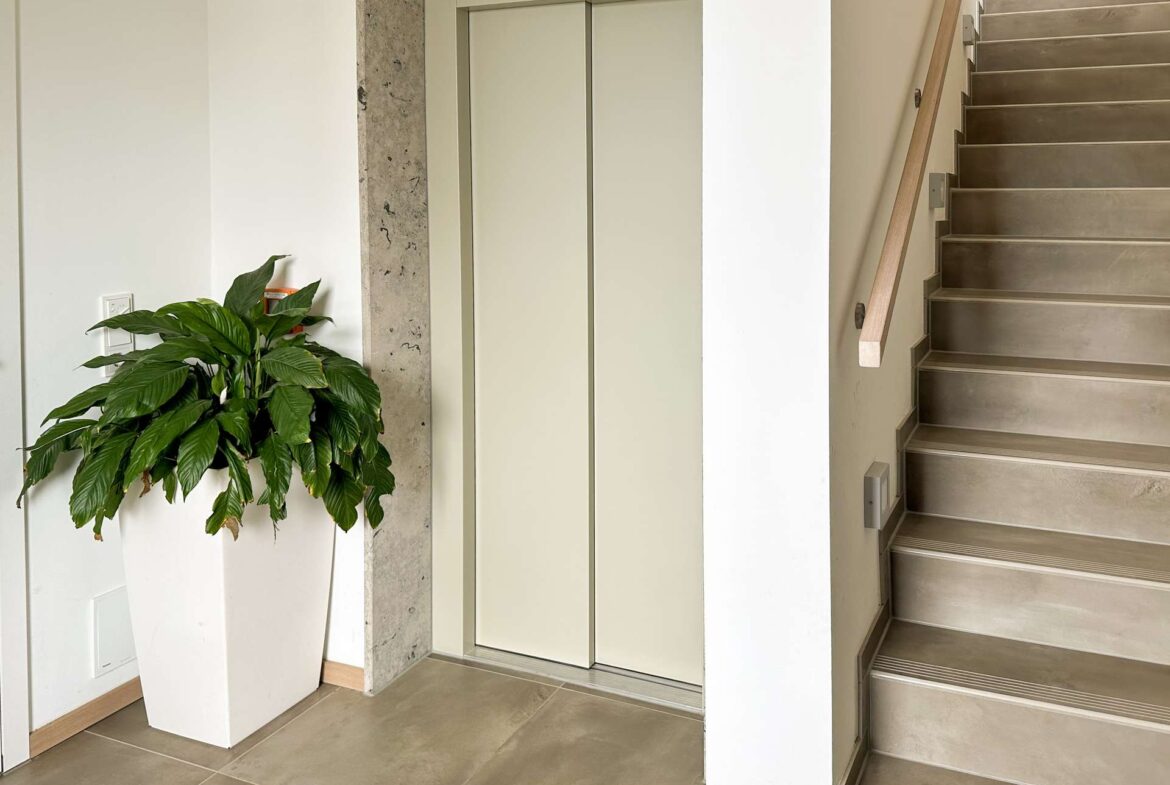 Barrierefreie Wohnung mit Lift