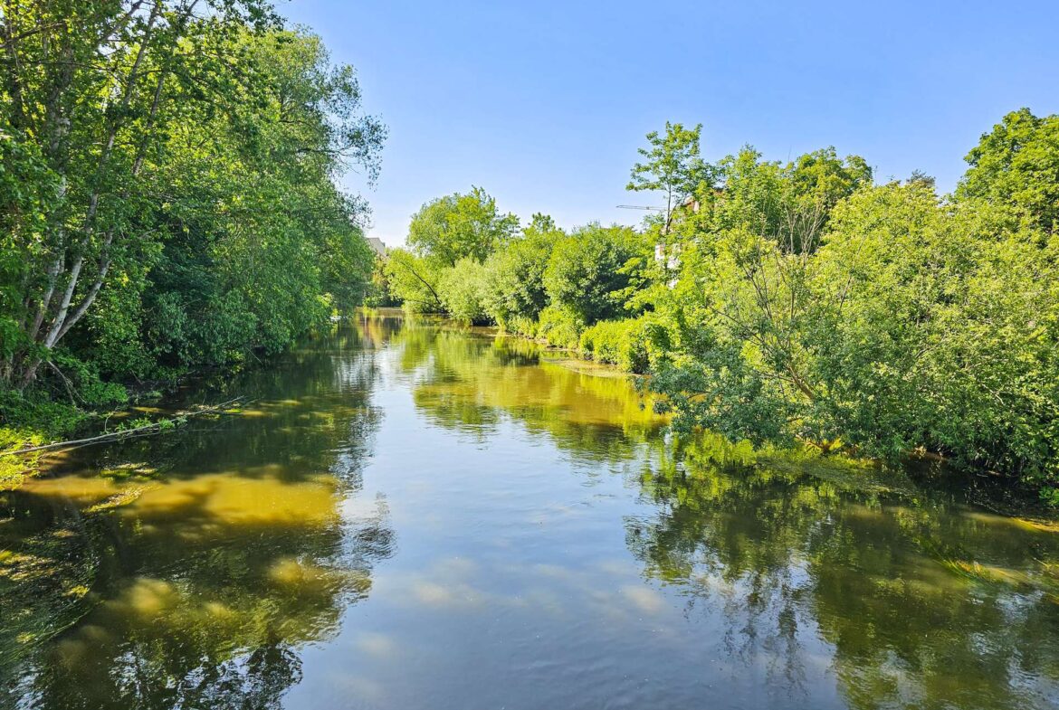 Idyllischer Wasserblick