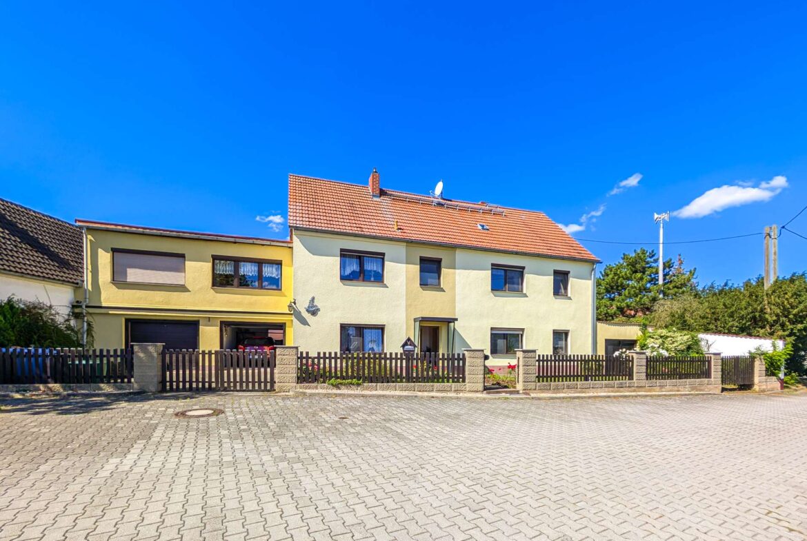 Gesamtansicht Haus+Garagen